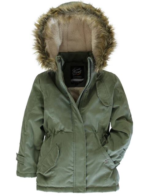 Ragazza Esterno Giacca Cappotto Eskimo da Mezza Stagione Inverno Autunno Bambini