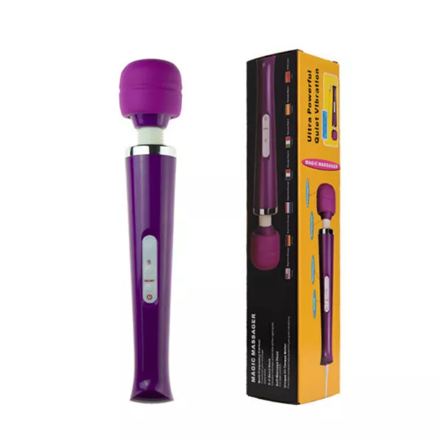 Ladies Magic Wand Massager Full Body Multi-speed Female Massage Powerful UK NEW 3