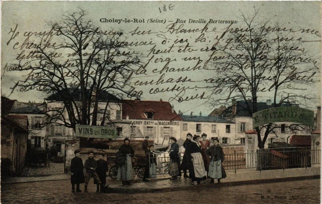 CPA AK CHOOSEY-le-ROI Rue Deville Bertereaux (600423)