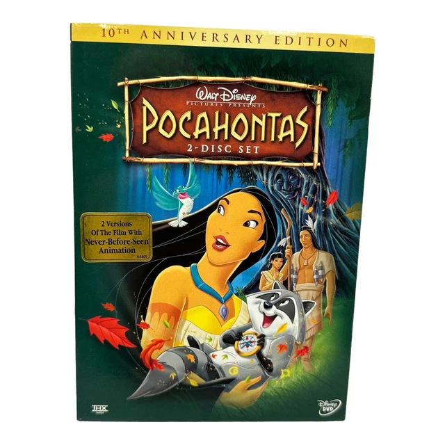 POCAHONTAS 1995 DVD 2005 Anniversary Edition 2-Disc Set factory sealed