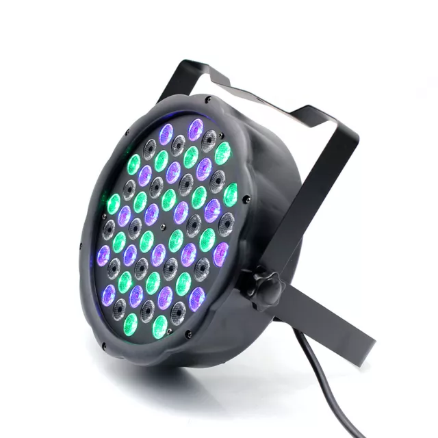 DJ Slim Par64 RGBW 54X3W LED Light PAR 3in1 DMX Outdoor Color Mixing Stage Light