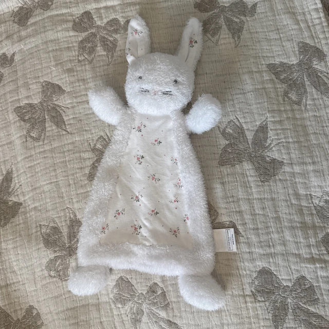 THE LITTLE WHITE Company Bunny Comforter Rabbit Cream / White Floral ...