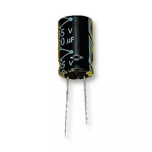 Condensateur Électrolytique, 0.22 Μf , 50 V, Mcrh Séries, ±20%, Les Plomb, 5 MM