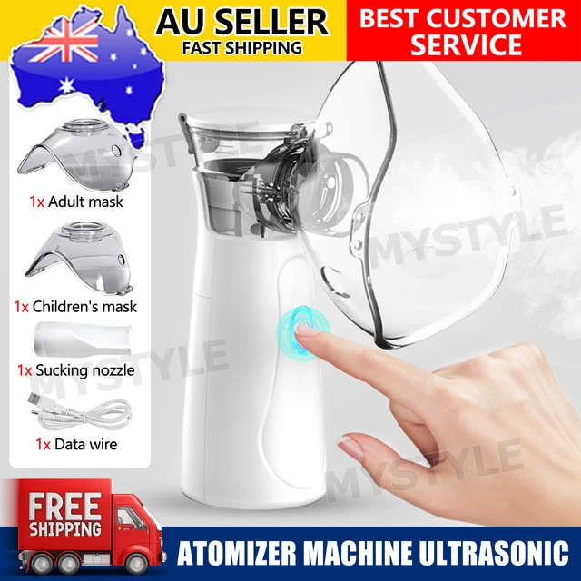 Portable mini Atomizer Machine Ultrasonic USB Rechargeabl Kids Adult