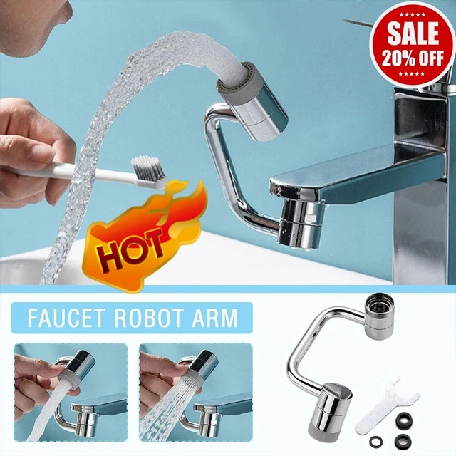 Grifo universal de extensión giratorio brazo robótico 1080°