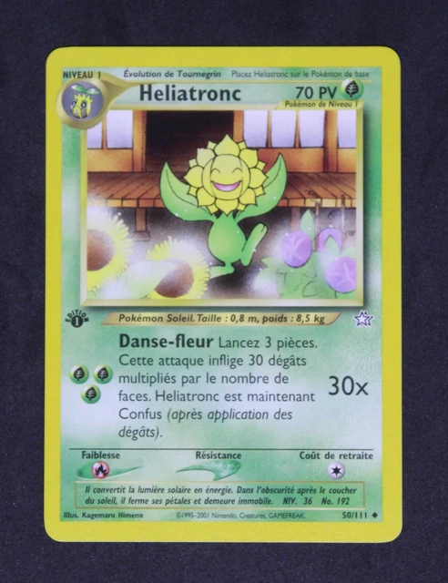 CARTE POKEMON 50 111 Heliatronc 1 re dition N o Genesis N 3 1 25 carte-pokemon-50-111-heliatronc-1-re-dition-n-o-genesis-n-3-1-25