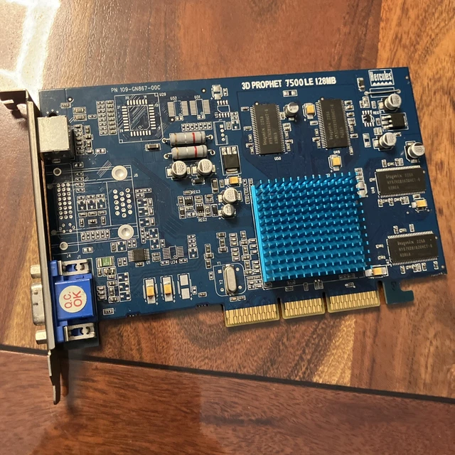 Carte Graphique Hercules 3D Prophet Radeon 9700 128Mo AGP - Neuve Sous Blister - Vintage PC
