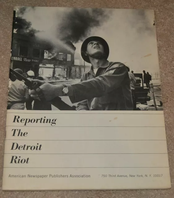 Detroit Riots 1968 De Colección Publicación Afroamericana Escasa 60Pp Anónimo 2