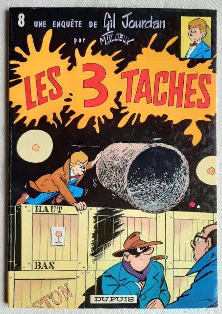 Gil Jourdan 8 Les 3 Taches  (M.tillieux) Edition De 1978 Tbe/N