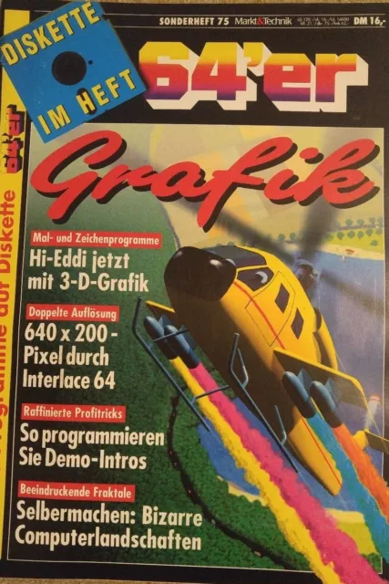 64er Sonderheft 75 Grafik C 64 Commodore C64 MAGAZIN + Diskette