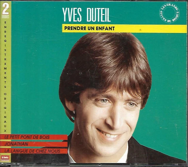 Double Cd 32 Titres Yves Duteil Prendre Un Enfant Best Of 1989