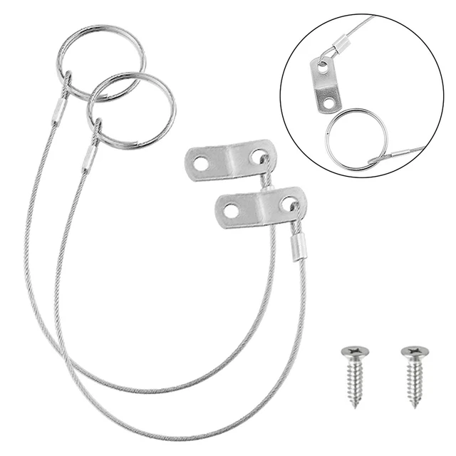Spilla corda acciaio inox 150 mm attacco robusto e versatile (69 caratteri)