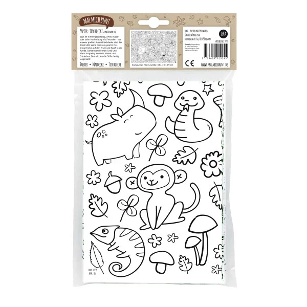 Ausmaltischdecke aus Papier Motiv   "Einhorn Fantasie" 2
