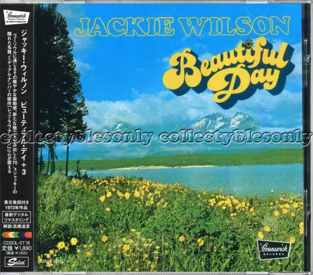 Jackie Wilson  ~ "Beautiful Day" ~ SEALED Japan CD +3 BONUS TRACKS inc OBI