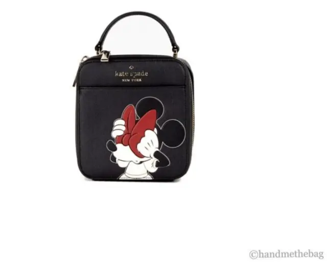 Kate Spade X Disney Minnie Mouse Daisy Vanity Saffiano PVC Crossbody Handbag