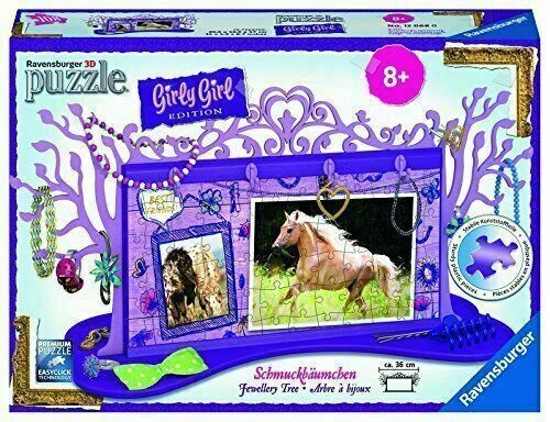 Ravensburger 12094 - Puzzle 3D Portagioielli Girly Girl Soy Luna – 108 Pezzi, 36 Cm, Fatto In Europa