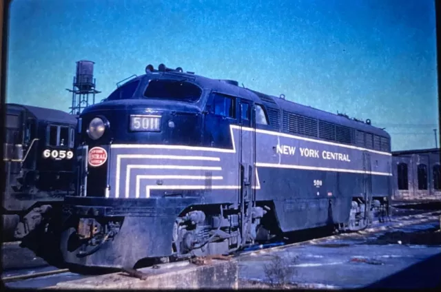 IRK3530:Railroad Train Slide - New York Central Locomotive #5011