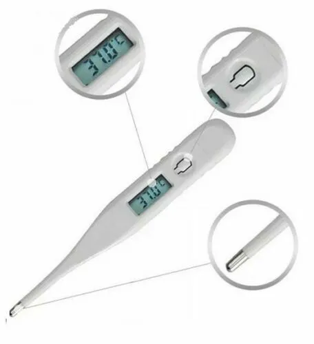 Thermomètre numérique médical oral bébé adulte température corps fièvre alarme LCD 2