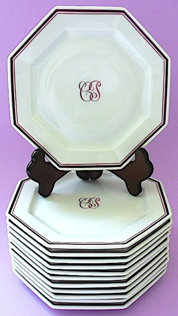 Assiettes, Matériaux Porcelaine