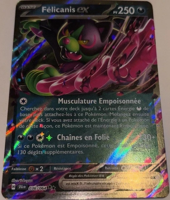 Félicanis EX - Full Art Ultra Rare 82/64 - Ecarlate et Violet Fable Nébuleuse - Fantasy Sphere Félicanis EX - Full Art Ultra Rare 82/64 - Ecarlate et Violet Fable Nébuleuse - Fantasy Sphere