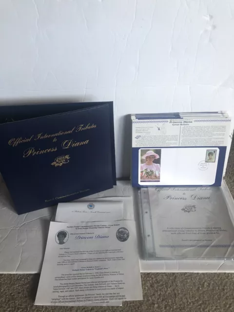 Official International Tributes To Princess Diana Postal Commemorative Society