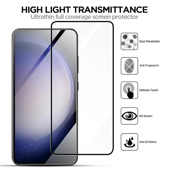 For Samsung Galaxy S23 Ultra Screen Protector Tempered Glass 9H Hardness Clear