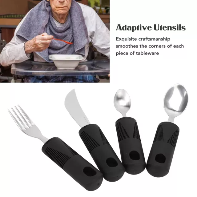4 pz utensili adattivi per artrite anziana Parkinson e spesso per disabili