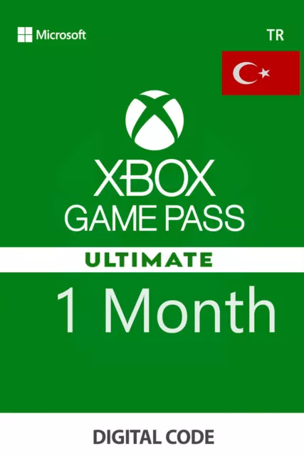 Xbox Game Pass Ultimate 1 mese TR - codice download digitale Xbox Live - Turchia