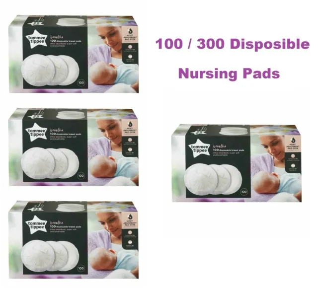 Tommee Tippee 100 / 300 Disposable Breathable Breast Pads