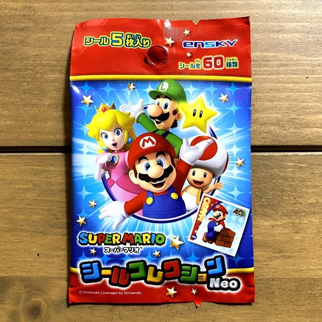 SUPER MARIO BROTHERS Collectors Sticker Seal Collection Neo [x5/Pack