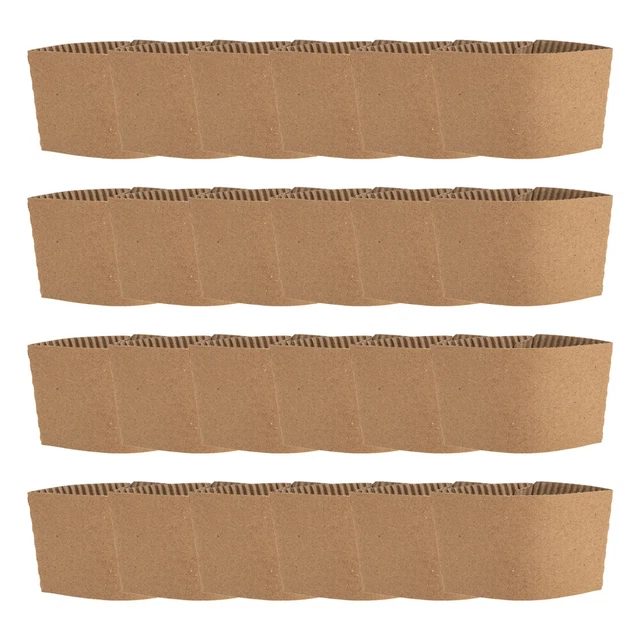 50 Pcs Papier Kraft Porte-gobelet À Café Verres Jetables Tasses