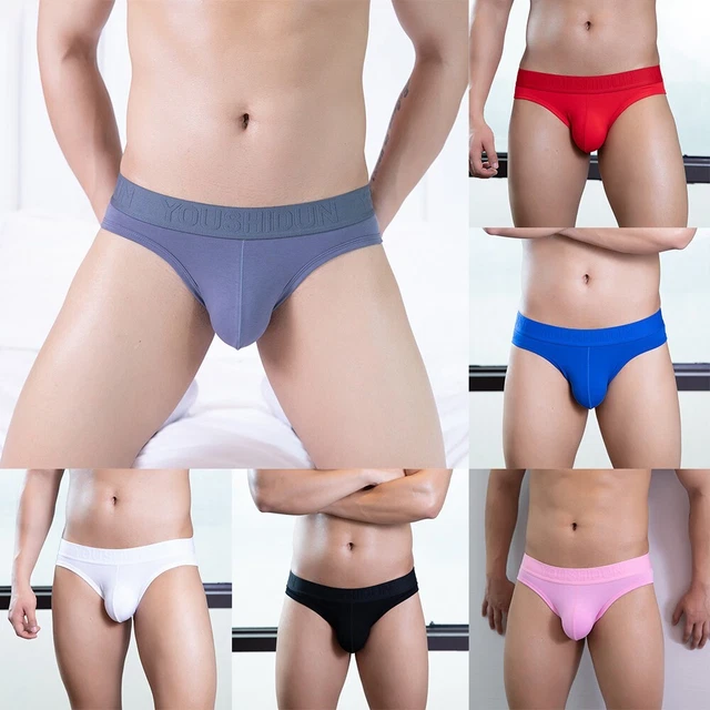 Men Sexy Underwear Pouch Briefs Jockstrap Underpants Gay Lingerie Thongs Panties