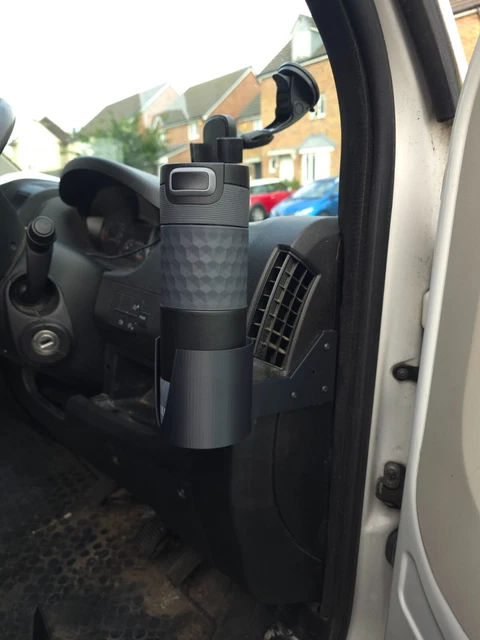 Porte-Gobelet Pour Fiat Ducato, Peugeot Boxer, Citroën Relay (2007+) - Support Latéral Conducteur