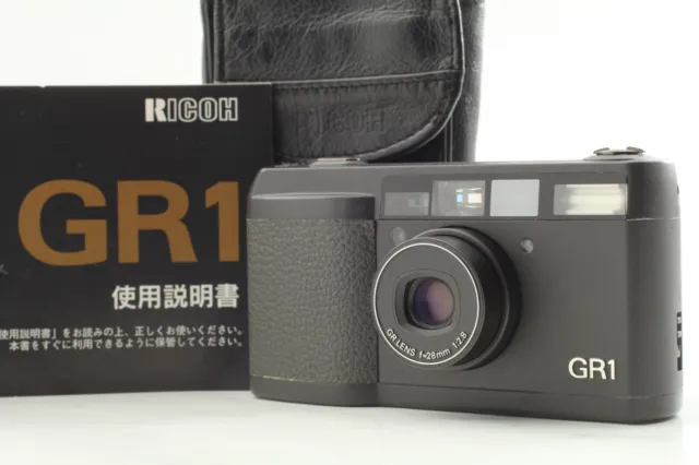 LCD Fine [NEAR MINT w/ Case] Ricoh GR1 35mm Point & Shoot Film Camera from JAPAN