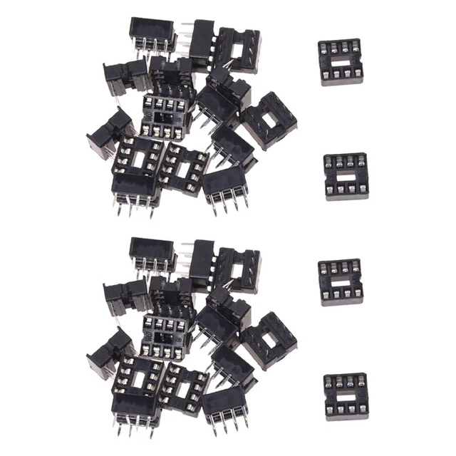 40 x 8 Pin 2.54mm Pitch IC Socket Type Adapter Q8W8