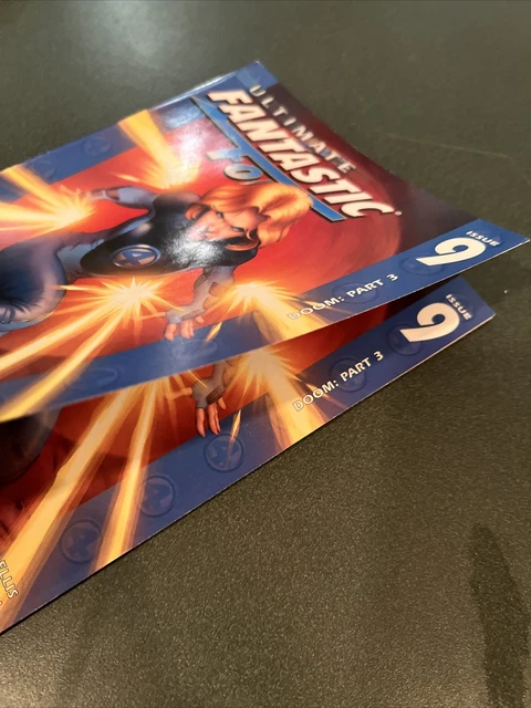 Ultimate Fantastic Four #9 Vol. 1 (Marvel, 2004) - double cover comic book