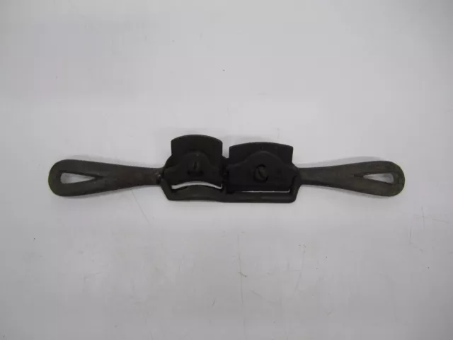 Vintage Spokeshave Woodworking Hand Tool 2 Blade Curved Straight