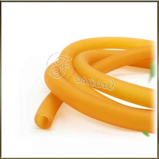 Ø1,6 mm~12 mm nastro tubo chirurgico gomma lattice naturale tubo elastico solido cavo 2