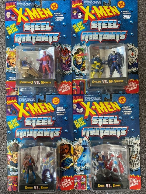 Vintage In-Box X-Men Steel Mutants and Toy Biz Spiderman Figures *** RARE***