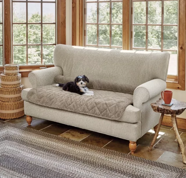 ORVIS TIGHT GRIP furniture protector Loveseat Dog Pet Sofa Couch