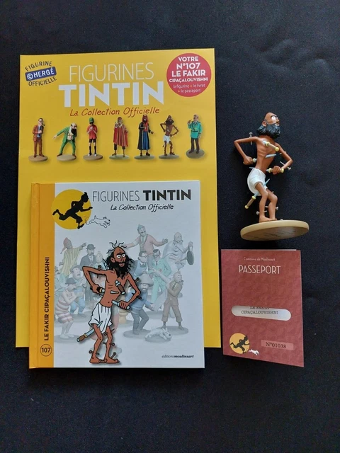 LE FAKIR MALEFIQUE Cigares Pharaon Figurine Tintin Hergé Collection