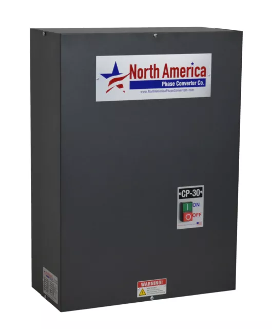 Rotary Phase Converter Control Panel CP-30 Pro-Line 30HP  - Add your Idler Motor