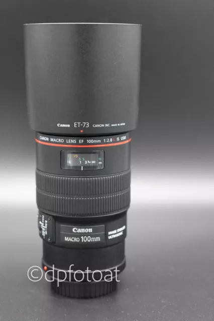 Canon EF 100 mm F/2.8 USM L IS Macro Objektiv - LESEN - Rechnung/Händler