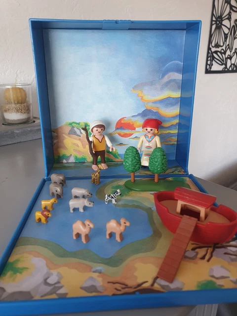 PLAYMOBIL 4332 MICRO Arche Noe Misb Neuf Rare Ancienne Ref De 2005 Neuf