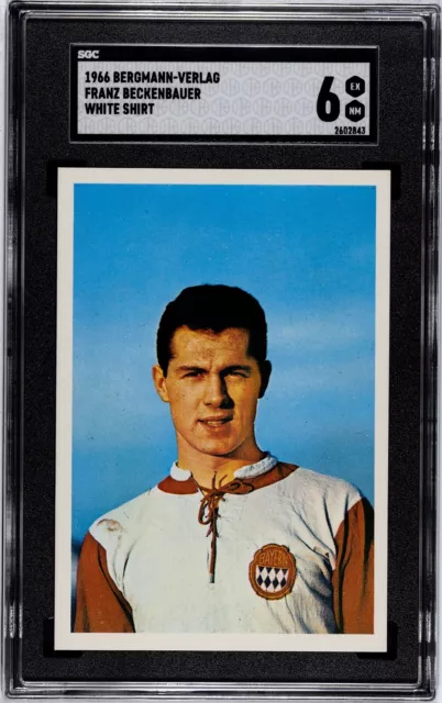 1966 Bergman-Verlag Franz Beckenbauer White Shirt SGC 6 EX NM