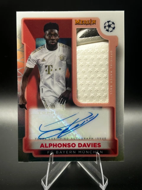 ALPHONSO DAVIES AUTO /99 2024-25 Topps FC Bayern München 125th
