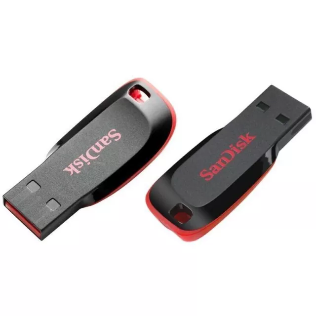 Chiavetta USB Sandisk Cruzer Blade 8 GB 16 GB 32 GB 64 GB 128 GB USB 2.0 unità flash USB 3