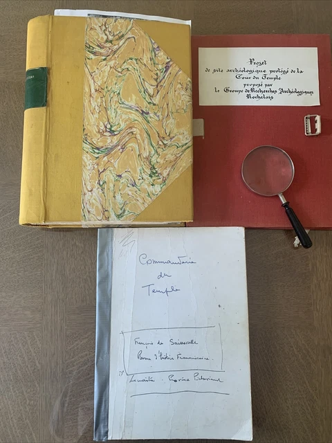 DOSSIERS FOUILLES ARCHEOLOGIE Commanderie La Rochelle Note Manuscrite dossiers-fouilles-archeologie-commanderie-la-rochelle-note-manuscrite