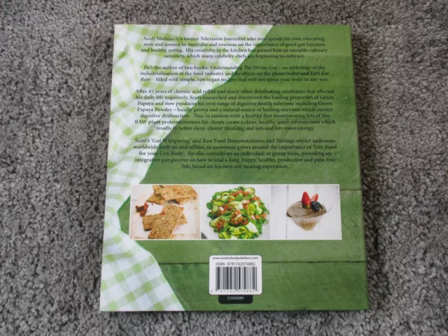 Let's Eat Raw - Scott Mathias Cookbook - Health Recipes 2014 Softcover NHolland 2