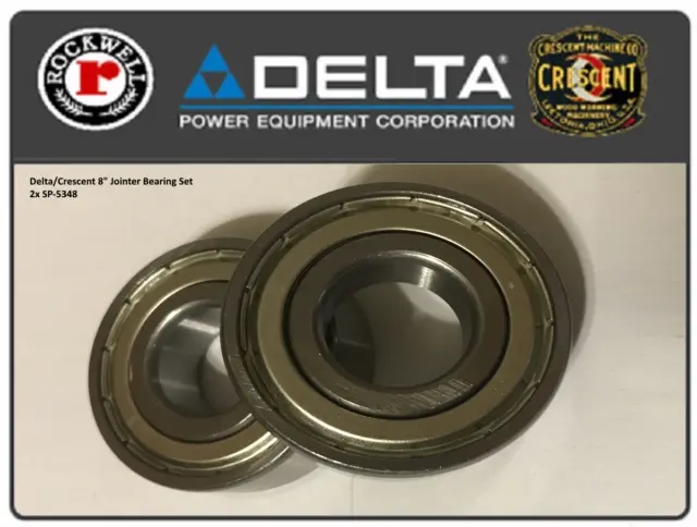Delta Rockwell and Crescent 8" Jointer Bearing Rebuild Kit SP-5348